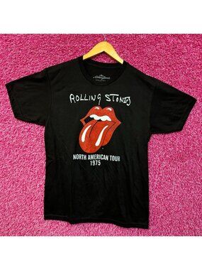 The Rolling Stones Hot Lips 1975 North American Tour Tee M